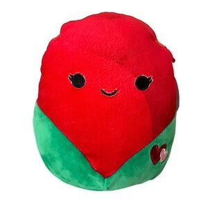 NWT! Squishmallows Walsh The Red Valentine’s Day Rose 8” inch Soft Stuffed Plush
